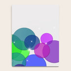 Translucent Rainbow Colored Circles with Sparkles - Multi Colored Notebook Gallery Image 4