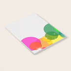 Translucent Rainbow Colored Circles with Sparkles - Multi Colored Notebook Gallery Image 3