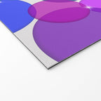 Translucent Rainbow Colored Circles with Sparkles - Multi Colored Welcome Mat Gallery Image 2