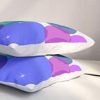 Translucent Rainbow Colored Circles with Sparkles - Multi Colored Pillow Sham Gallery Image 3