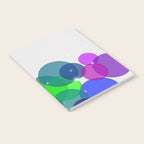 Translucent Rainbow Colored Circles with Sparkles - Multi Colored Notebook Gallery Image 2