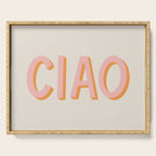 Ciao Hand Lettering Serving Tray Gallery Image 1