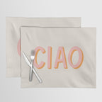 Ciao Hand Lettering Placemat Gallery Image 1