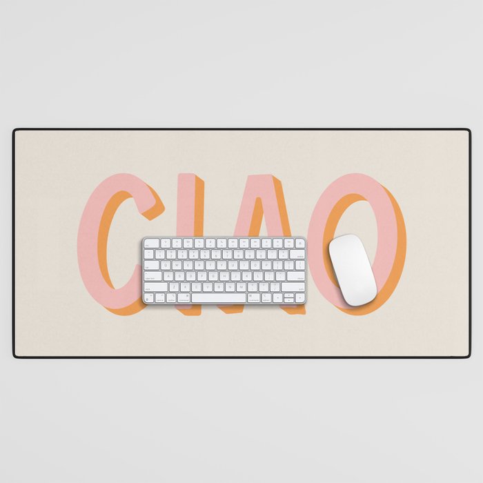 Ciao Hand Lettering Desk Mat Gallery Image 1