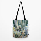 Cactus Garden #4 - Boho Botanical Tote Bag Gallery Image 2