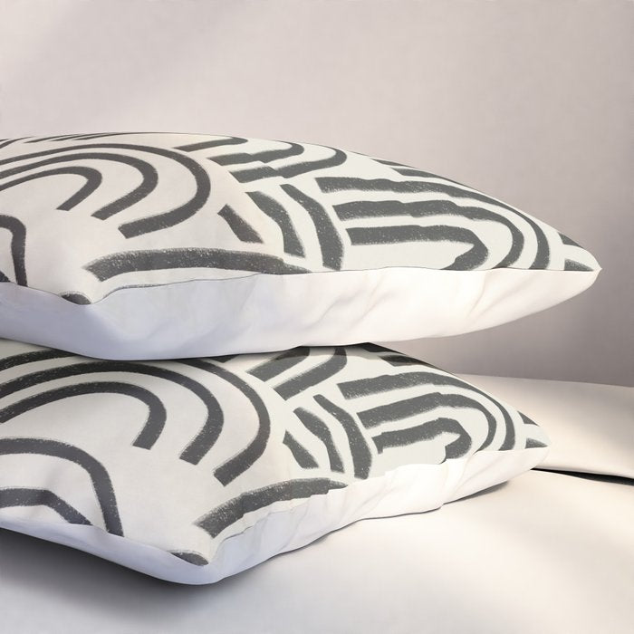Charcoal Arches #1 Pillow Sham Gallery Image 3