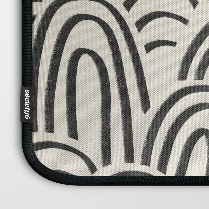 Charcoal Arches #1 Laptop Sleeve Gallery Image 3