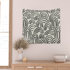 Charcoal Arches #1 Wall Tapestry Gallery Image 2