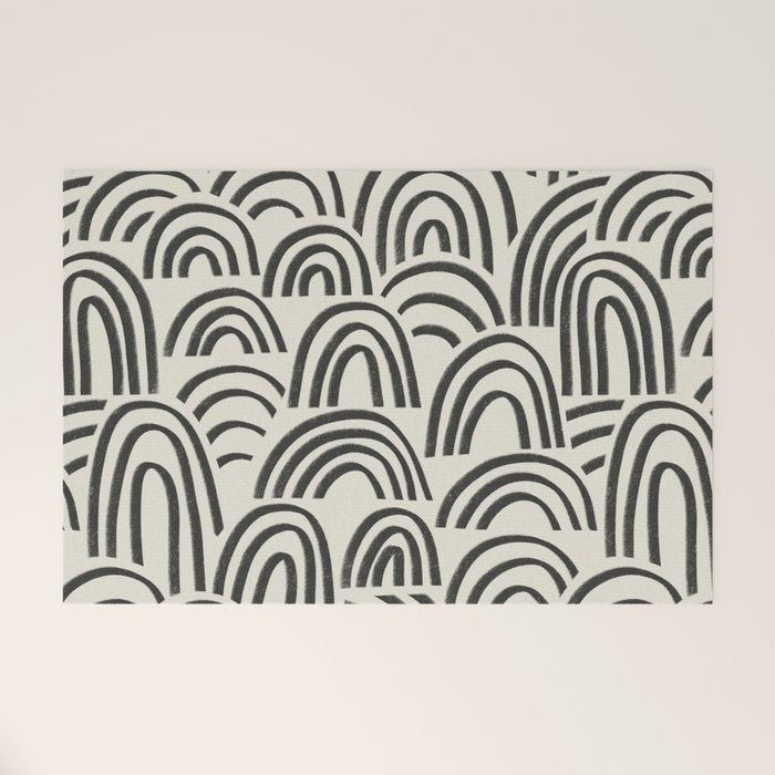 Charcoal Arches #1 Welcome Mat Gallery Image 1