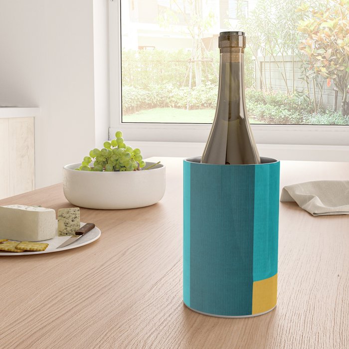Modern Geometric Minimalist Artwork Wine Chiller Gallery Image 4
