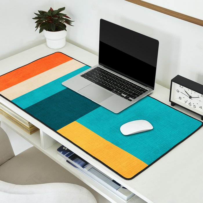 Modern Geometric Minimalist Artwork Desk Mat Gallery Image 2