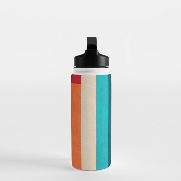 Modern Geometric Minimalist Artwork Water Bottle Gallery Image 3