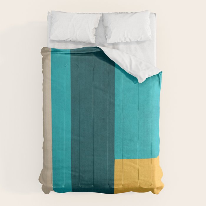 Modern Geometric Minimalist Artwork Comforter Gallery Image 6