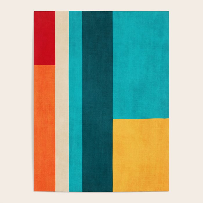 Modern Geometric Minimalist Artwork Poster Gallery Image 4