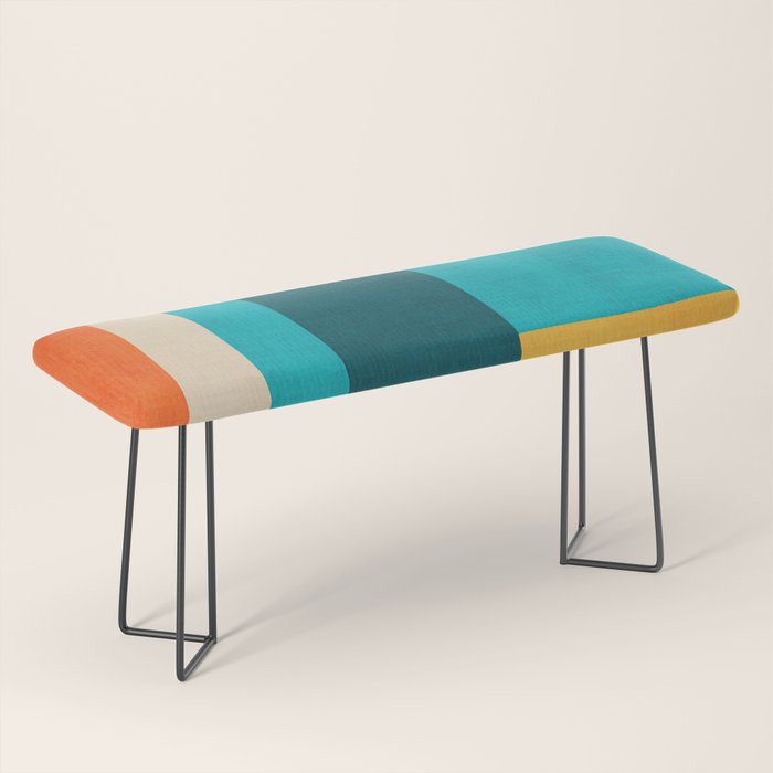 Modern Geometric Minimalist Artwork Bench Gallery Image 1