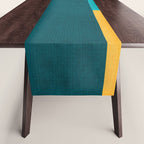 Modern Geometric Minimalist Artwork Table Runner Gallery Image 1