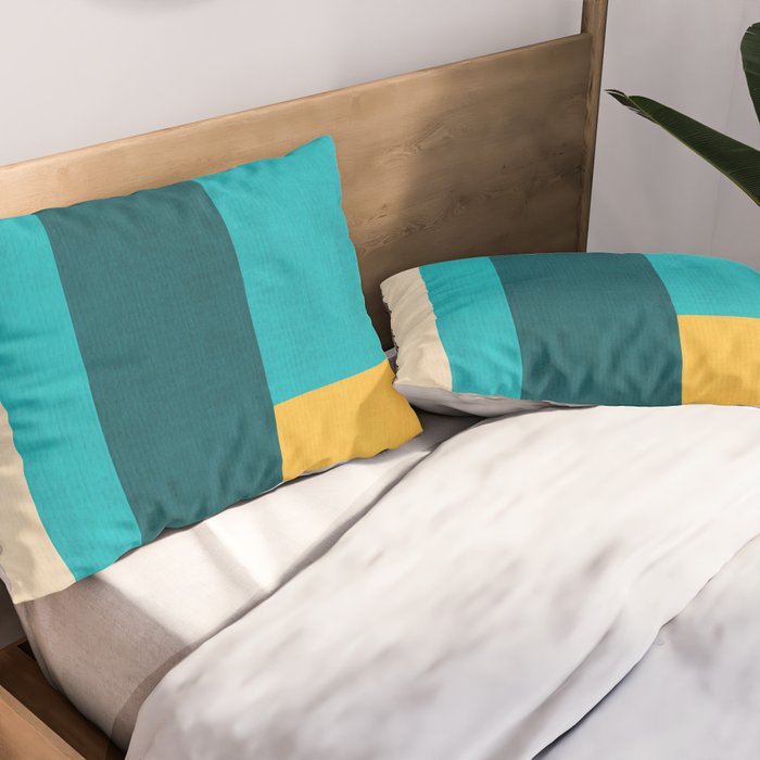 Modern Geometric Minimalist Artwork Pillow Sham Gallery Image 2