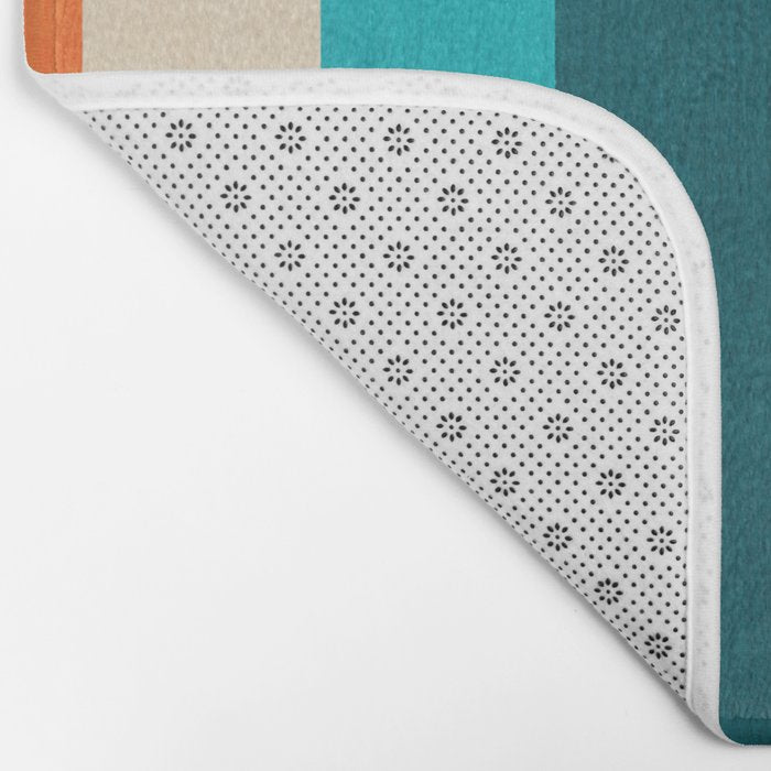Modern Geometric Minimalist Artwork Bath Mat Gallery Image 2