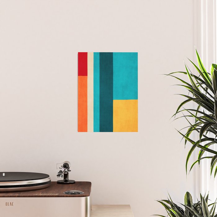 Modern Geometric Minimalist Artwork Poster Gallery Image 2