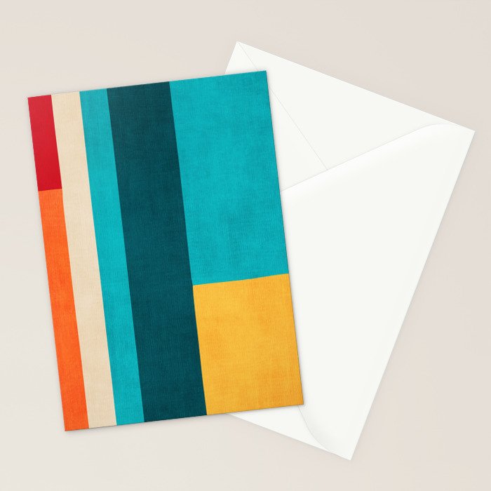 Modern Geometric Minimalist Artwork Stationery Card Gallery Image 2
