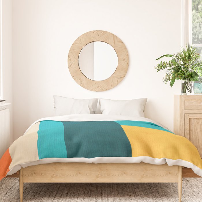 Modern Geometric Minimalist Artwork Duvet Cover Gallery Image 3