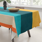 Modern Geometric Minimalist Artwork Tablecloth Gallery Image 3