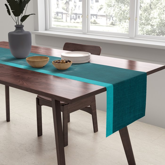 Modern Geometric Minimalist Artwork Table Runner Gallery Image 2