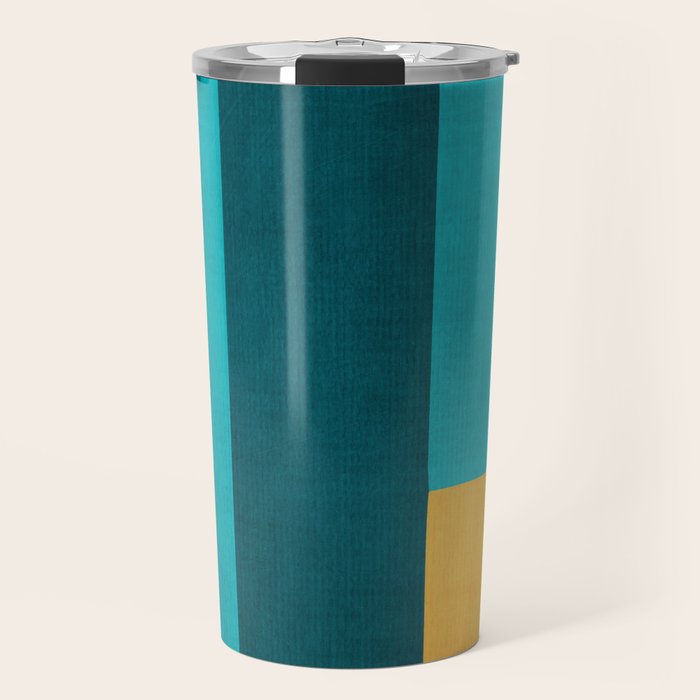 Modern Geometric Minimalist Artwork Travel Mug Gallery Image 1