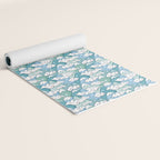 Cute mountains in clouds Yoga Mat Gallery Image 2