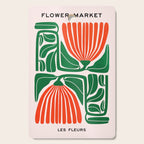 Pippin & Ferns: Les Fleurs | Flower Market 01 Cutting Board Gallery Image 1