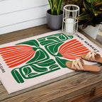 Pippin & Ferns: Les Fleurs | Flower Market 01 Outdoor Rug Gallery Image 2