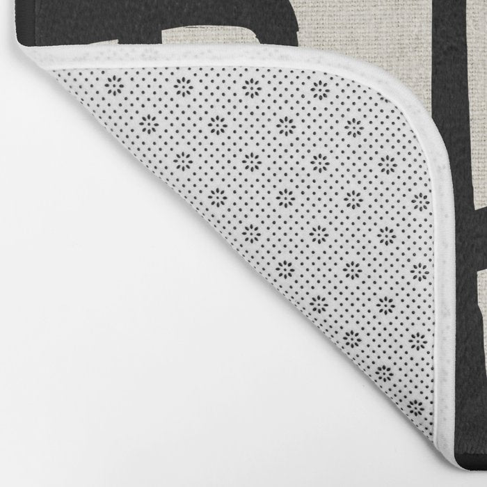 Retro Ink Bath Mat Gallery Image 2