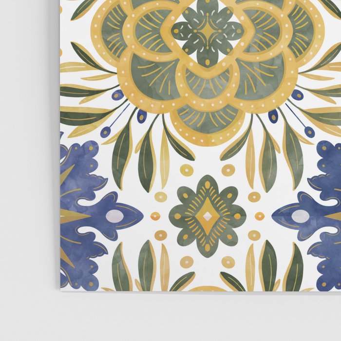 Tile floral nature Modern BY Poster Gallery Image 3