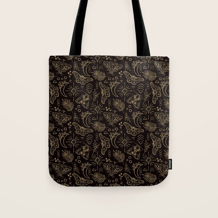 Callisto Moon Moths Tote Bag Gallery Image 1