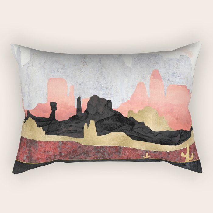 Distant Desert Rectangular Pillow Gallery Image 1