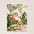 The Lady and the Tiger II Stationery Card Gallery Image 2