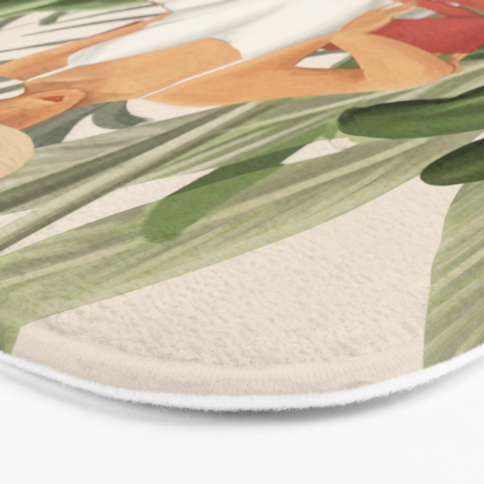 The Lady and the Tiger II Bath Mat Gallery Image 3