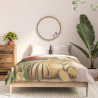 The Lady and the Tiger II Comforter Gallery Image 3