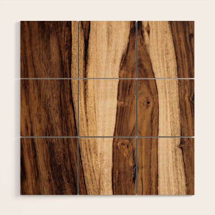 Sheesham Wood Grain Texture, Close Up Wood Wall Art Gallery Image 1