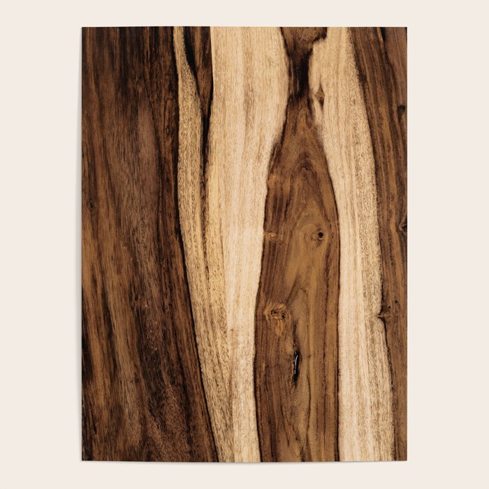 Sheesham Wood Grain Texture, Close Up Poster Gallery Image 4