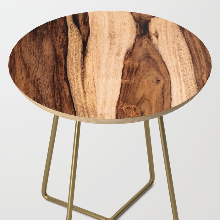 Sheesham Wood Grain Texture, Close Up Side Table Gallery Image 2