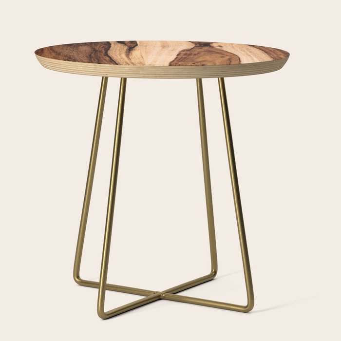 Sheesham Wood Grain Texture, Close Up Side Table Gallery Image 1