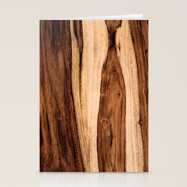Sheesham Wood Grain Texture, Close Up Stationery Card Gallery Image 2