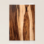 Sheesham Wood Grain Texture, Close Up Stationery Card Gallery Image 2
