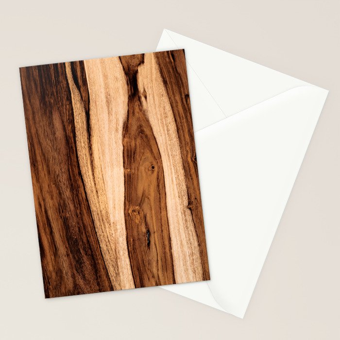 Sheesham Wood Grain Texture, Close Up Stationery Card Gallery Image 2