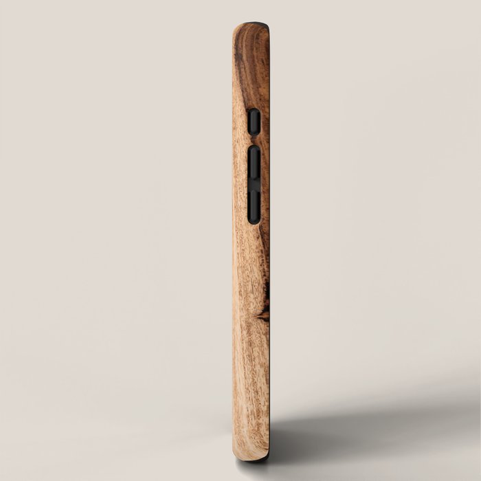 Sheesham Wood Grain Texture, Close Up iPhone Case Gallery Image 2
