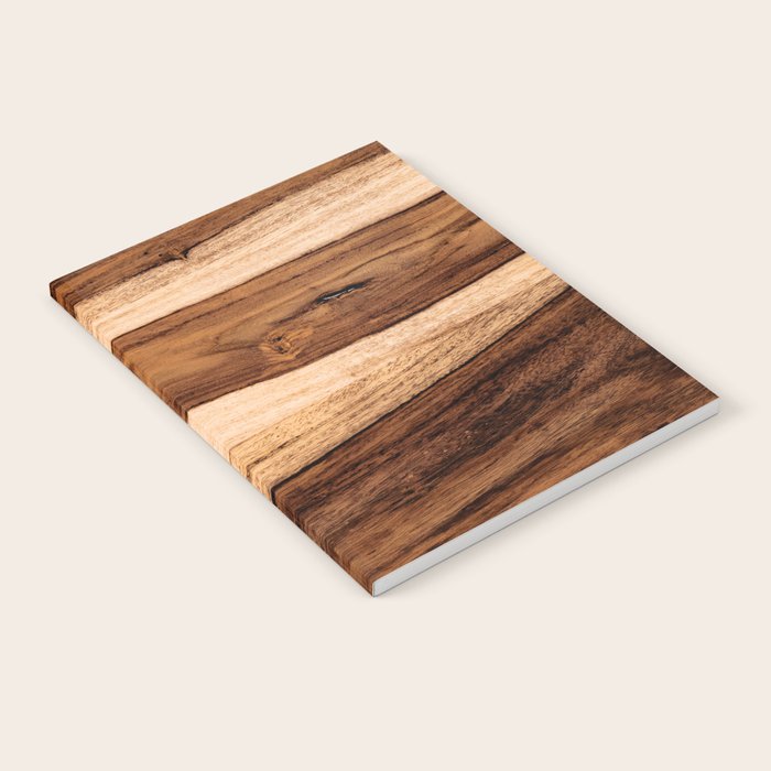 Sheesham Wood Grain Texture, Close Up Notebook Gallery Image 2