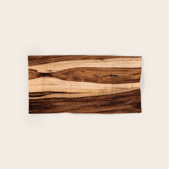 Sheesham Wood Grain Texture, Close Up Bath Towel Gallery Image 1