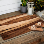 Sheesham Wood Grain Texture, Close Up Outdoor Rug Gallery Image 2