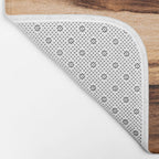 Sheesham Wood Grain Texture, Close Up Bath Mat Gallery Image 2